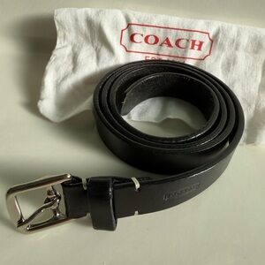 Coach Black Leather women’s belt